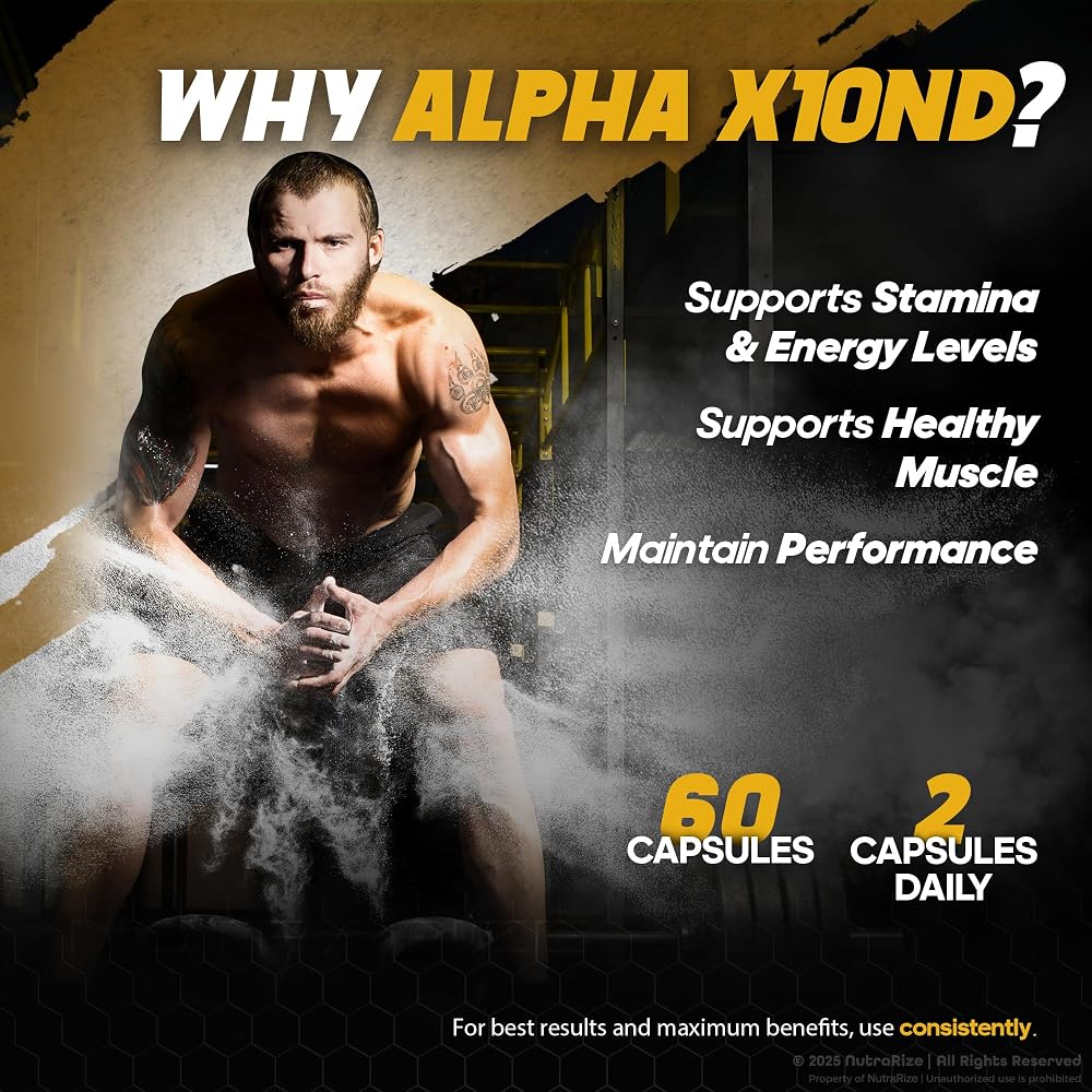 Rize Labs Alpha X10nd Ultra for Men - 120 Capsules - image 4