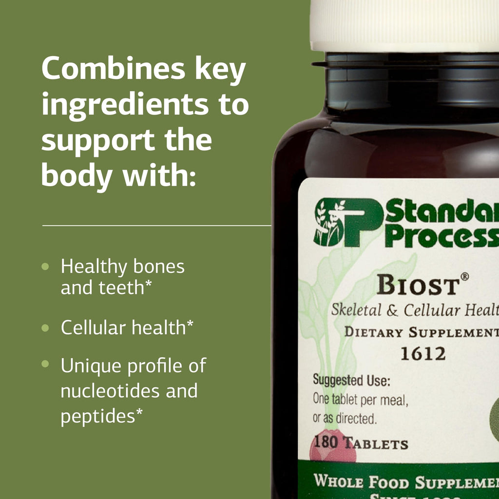 Standard Process Biost Skeletal & Cellular Supplement - 180 Tablets - image 4