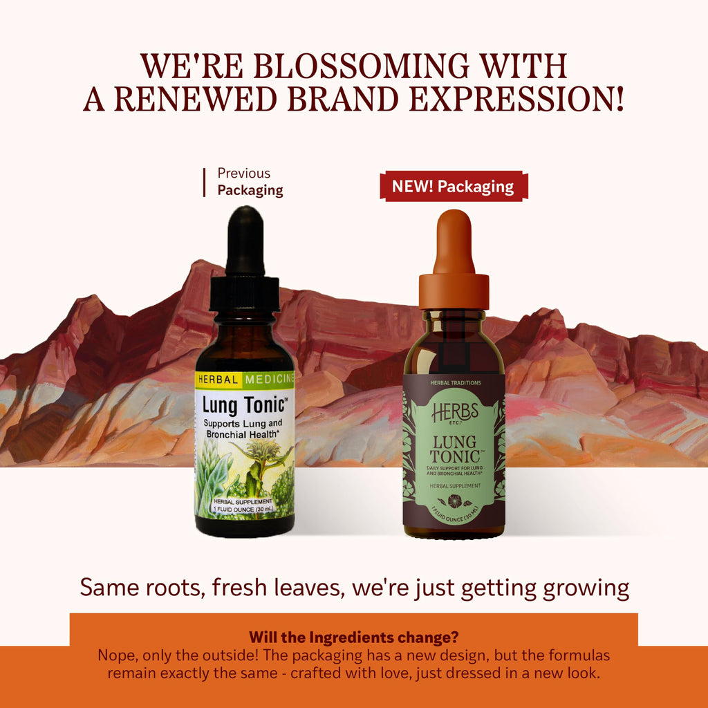 Herbs Etc. Lung Tonic Classic Liquid Extract for Clear Breathing - 1 fl oz - image 2