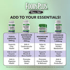 FoodsPlus Magnesium Glycinate 200 mg - 120 Capsules - image 7