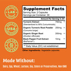Dr. Matthew Turmeric Curcumin with Black Pepper Joint Support - 60 Capsules - image 2