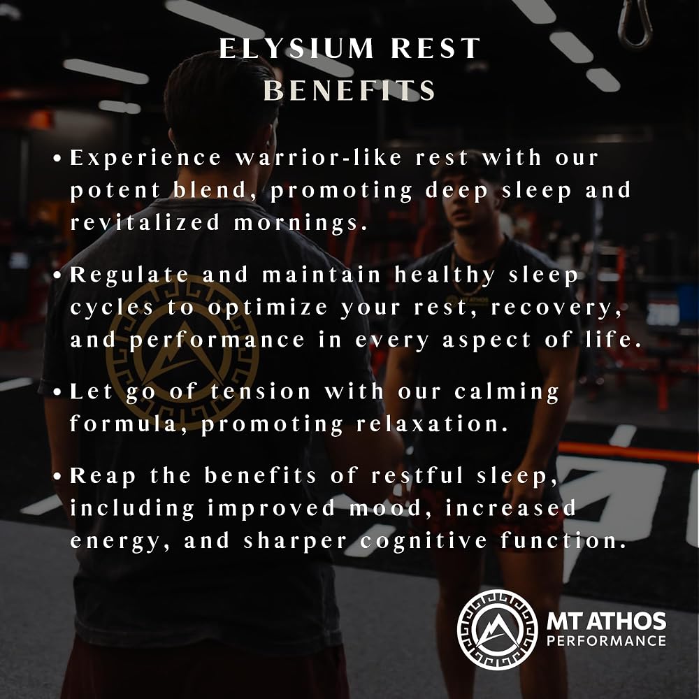 Mt. Athos Performance Elysium Rest Sleep Supplement - 120 Capsules - image 5