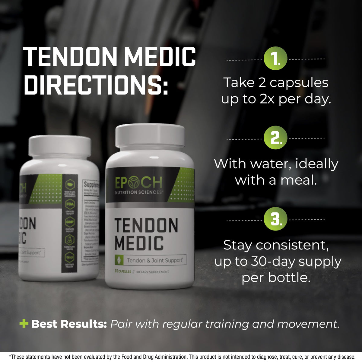Epoch Nutrition Sciences Tendon Medic Joint & Tendon Support - 60 Capsules - image 4