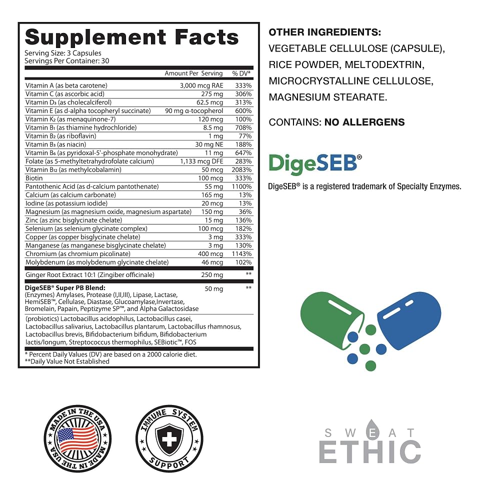 Sweat Ethic Multi-Vitamin Powder - 30 Servings - image 2