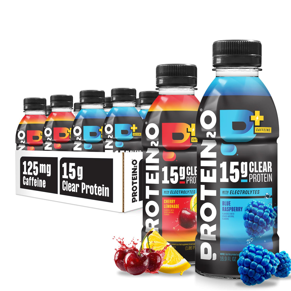 Protein2o 15g Whey Protein Isolate Hydration Drink Plus Energy & Focus