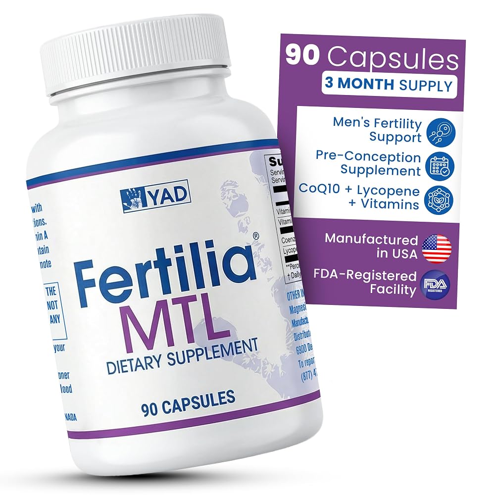Fertilia MTL Male Fertility Supplement CoQ10 Lycopene - 90 Capsules - image 2