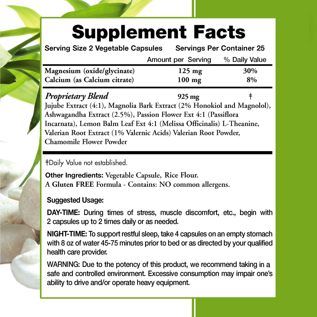 Moms For Nutrition All Natural Muscle Relax Formula Plus - 50 Capsules - image 2