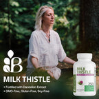 Bronson Flavored Capsule Adult Milk Thistle Liver Health Support