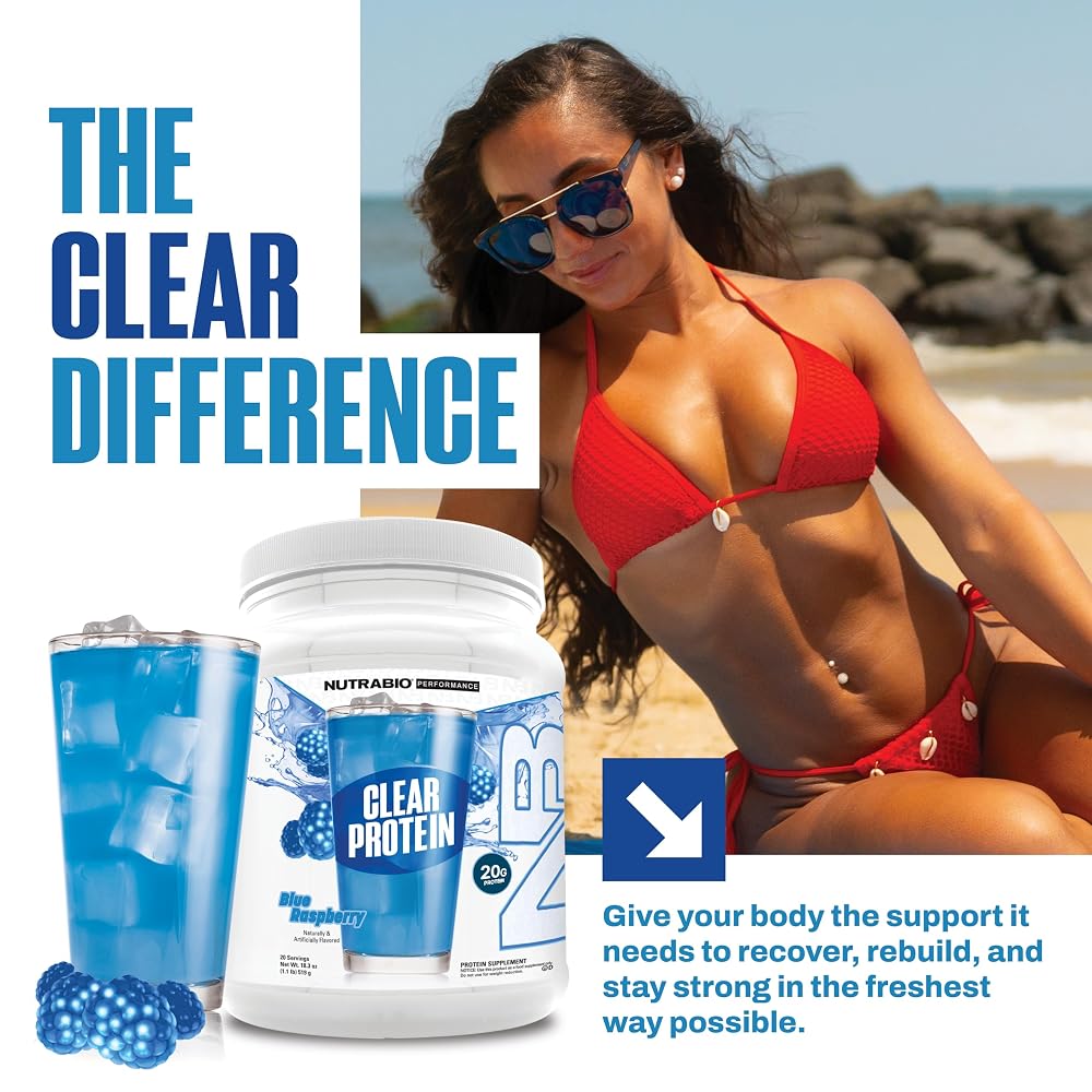 NutraBio Clear Whey Protein Isolate