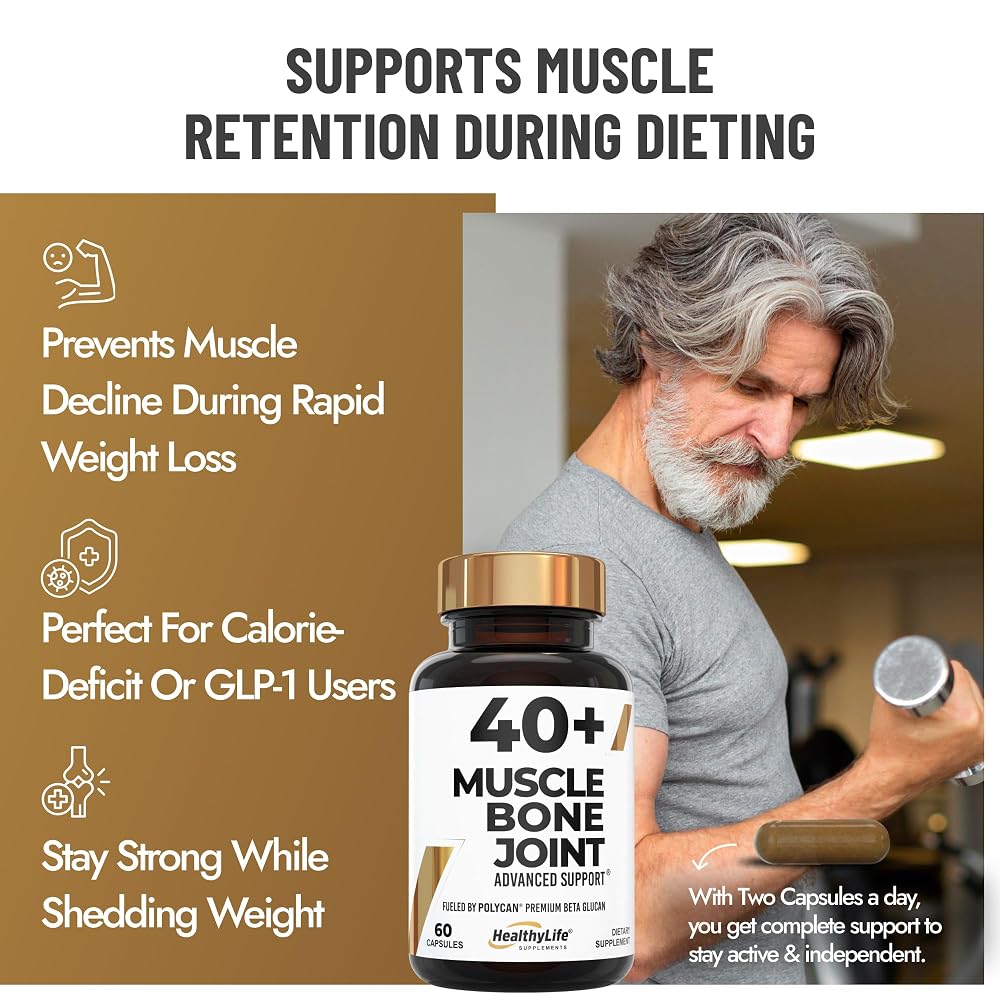 40+ Muscle Bone Joint Support Postbiotic - 60 Capsules - image 5