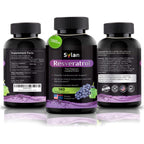 SYLAN Resveratrol Supplement 1000mg - 180 Vegetarian Capsules - image 5