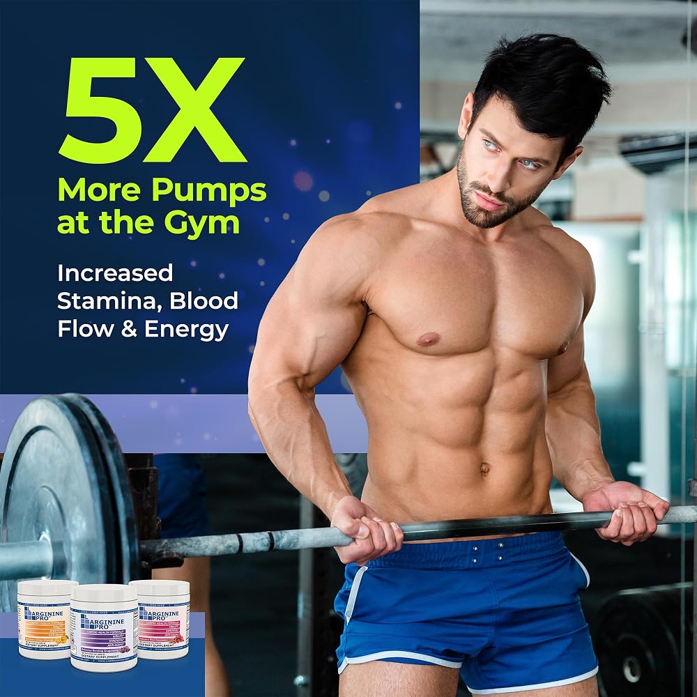 L-ARGININE PRO Supplement Powder with L-Citrulline - 90 Packets - image 3
