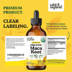 Wild & Organic USDA Organic Maca Root Liquid Drops - 4 fl oz - image 9