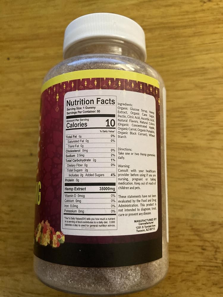 The CBD Guru Organic Hemp Gummies with Omega 3-6-9 - 60 Gummies - image 4