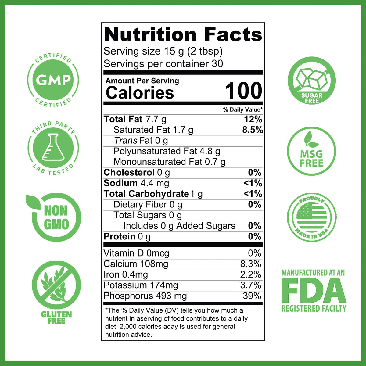 Lewis Labs Lecithin Granules Powder for Brain Health - 16 oz - image 3