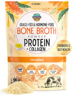 Paradise Naturals Grass-Fed Beef Bone Broth Powder with Probiotics - 40 Servings