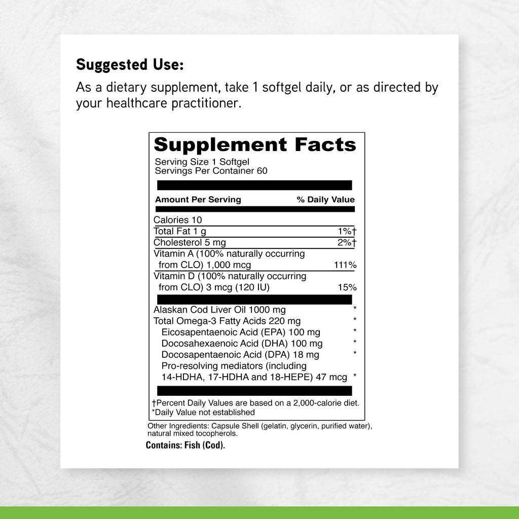 DAVINCI Labs SPM Complete Omega-3 - 60 Softgels - image 6