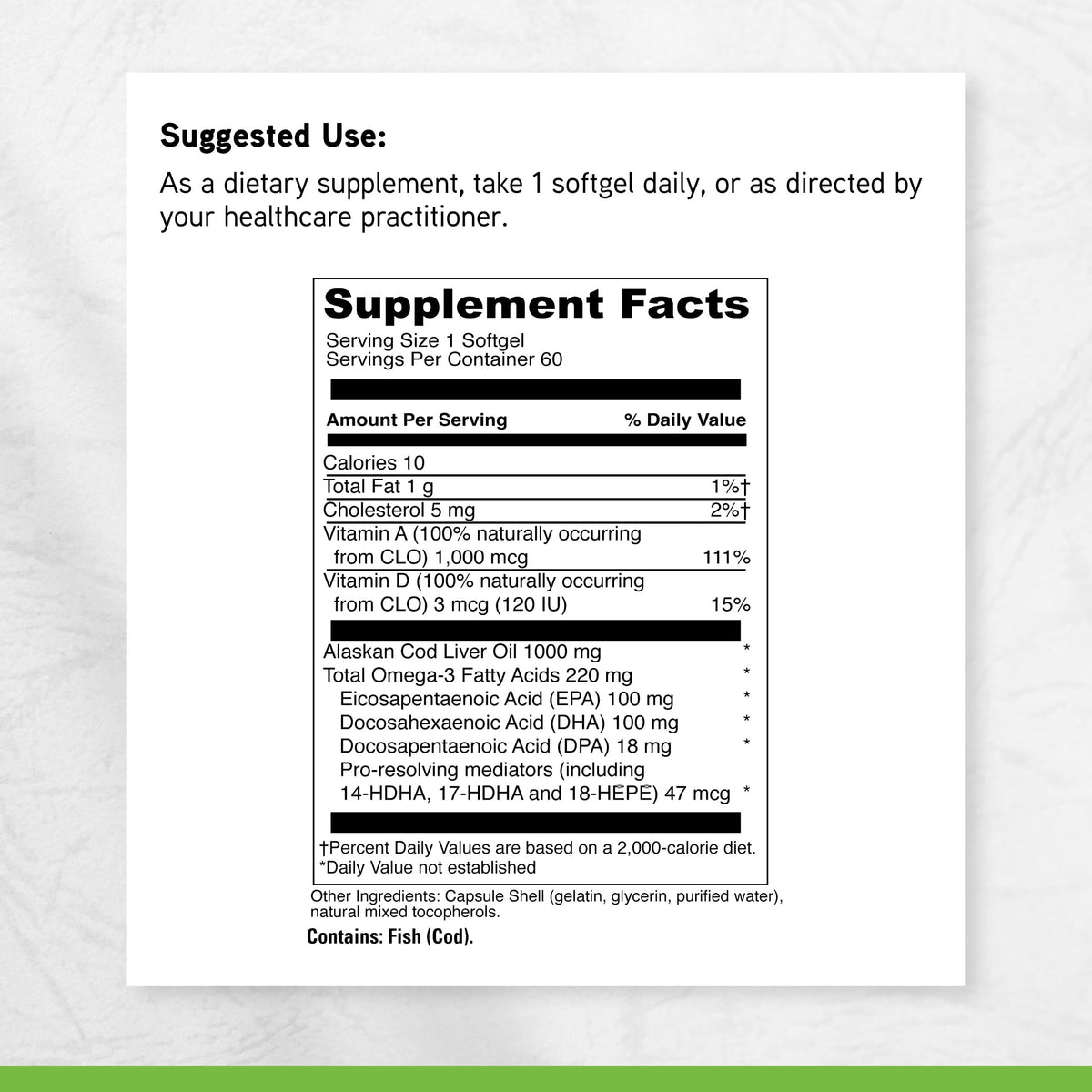 DAVINCI Labs SPM Complete Omega-3 - 60 Softgels - image 6