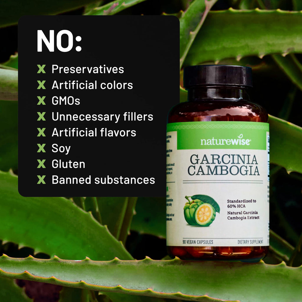 NatureWise Garcinia Cambogia 60% HCA Extract - 90 Capsules - image 8