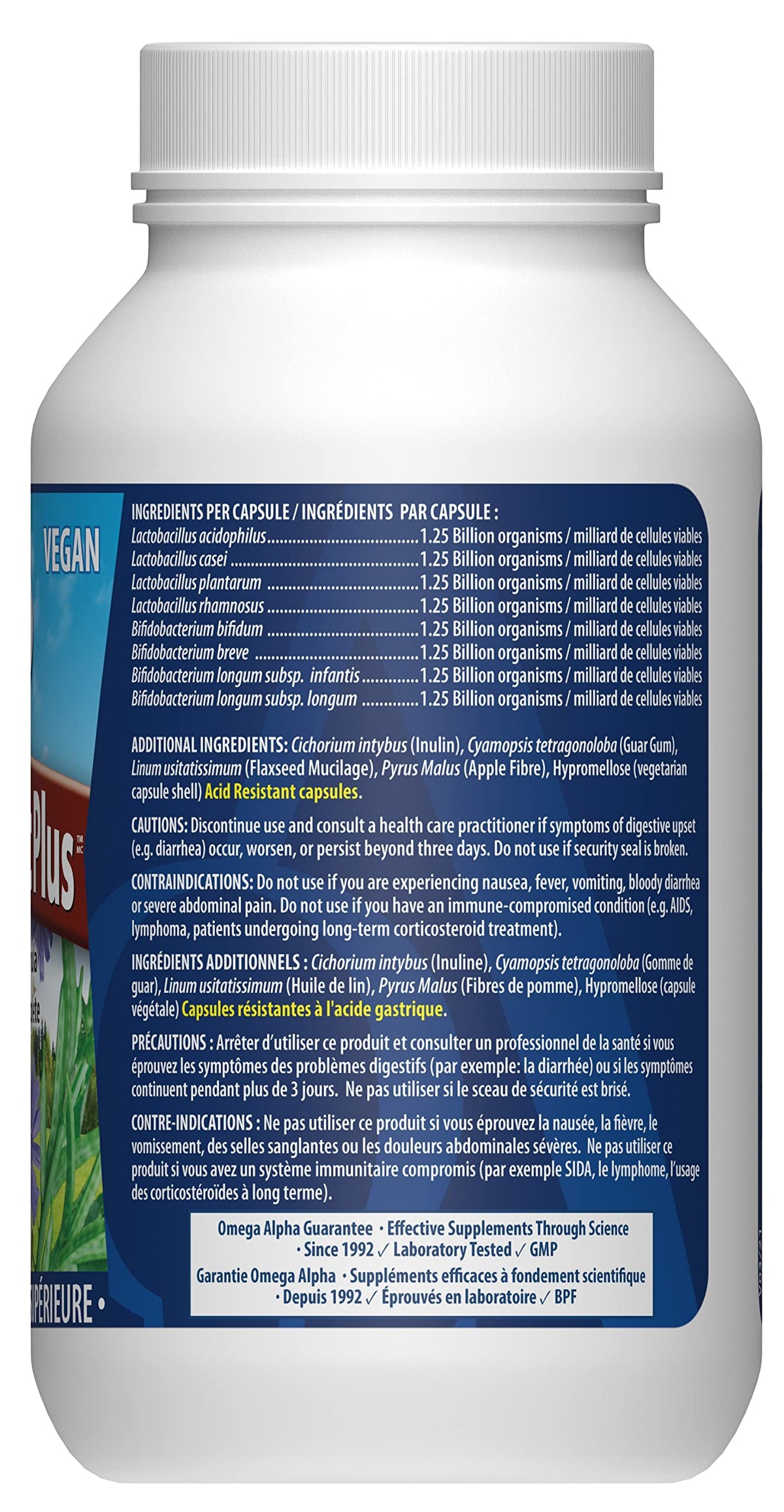 Omega Alpha Ultra Probiotic Plus - 60 Vegetarian Capsules - image 2