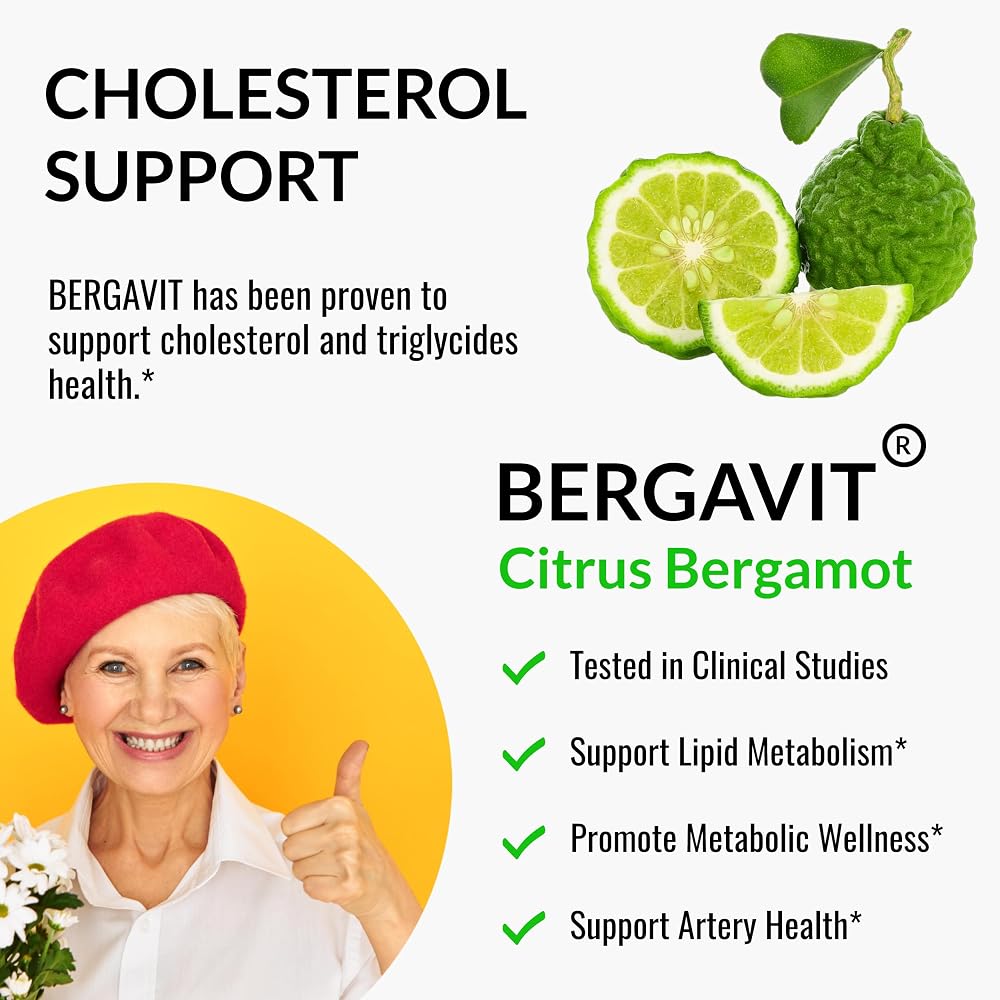 UpNourish Plant Sterols Citrus Bergamot Supplement - 120 Softgels - image 4