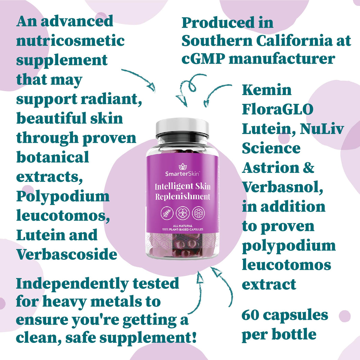 Nature Restore SmarterSkin Polypodium Leucotomos Skin Defense - 60 Capsules - image 5