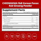 CHEONGHWA F&B Panax Ginseng Powder 10% Ginsenoside - 4.23oz - image 6