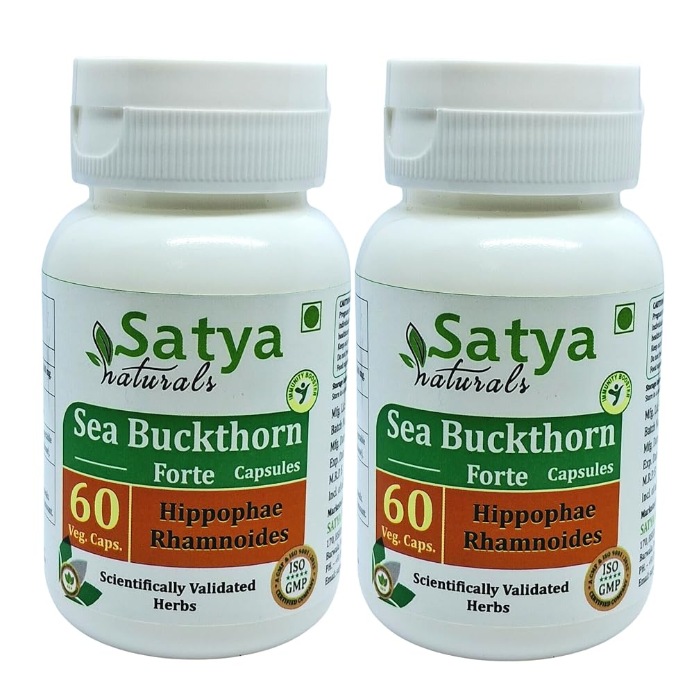 Satya Naturals Sea Buchthorn Forte Capsules 500 mg. 60 Veg. Capsule