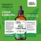 Wild & Organic White Willow Bark Tincture Leg Support - 4 oz - image 9
