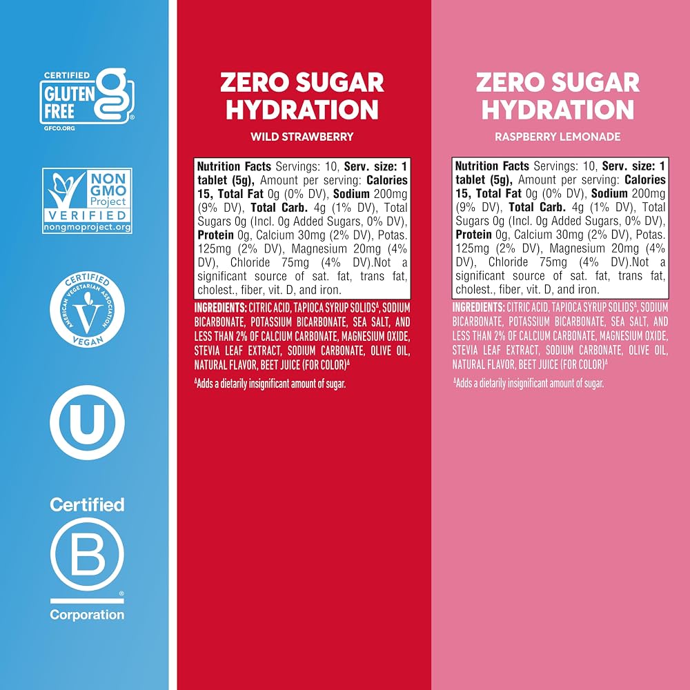 Nuun Zero Sugar Hydration Electrolyte Tablets - Sodium