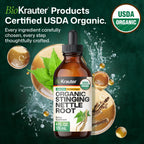 BIO KRAUTER Stinging Nettle Root Drops Organic - 4 Fl Oz - image 3