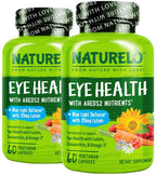 NATURELO Eye Vitamins AREDS 2 Formula - 120 Vegan Capsules