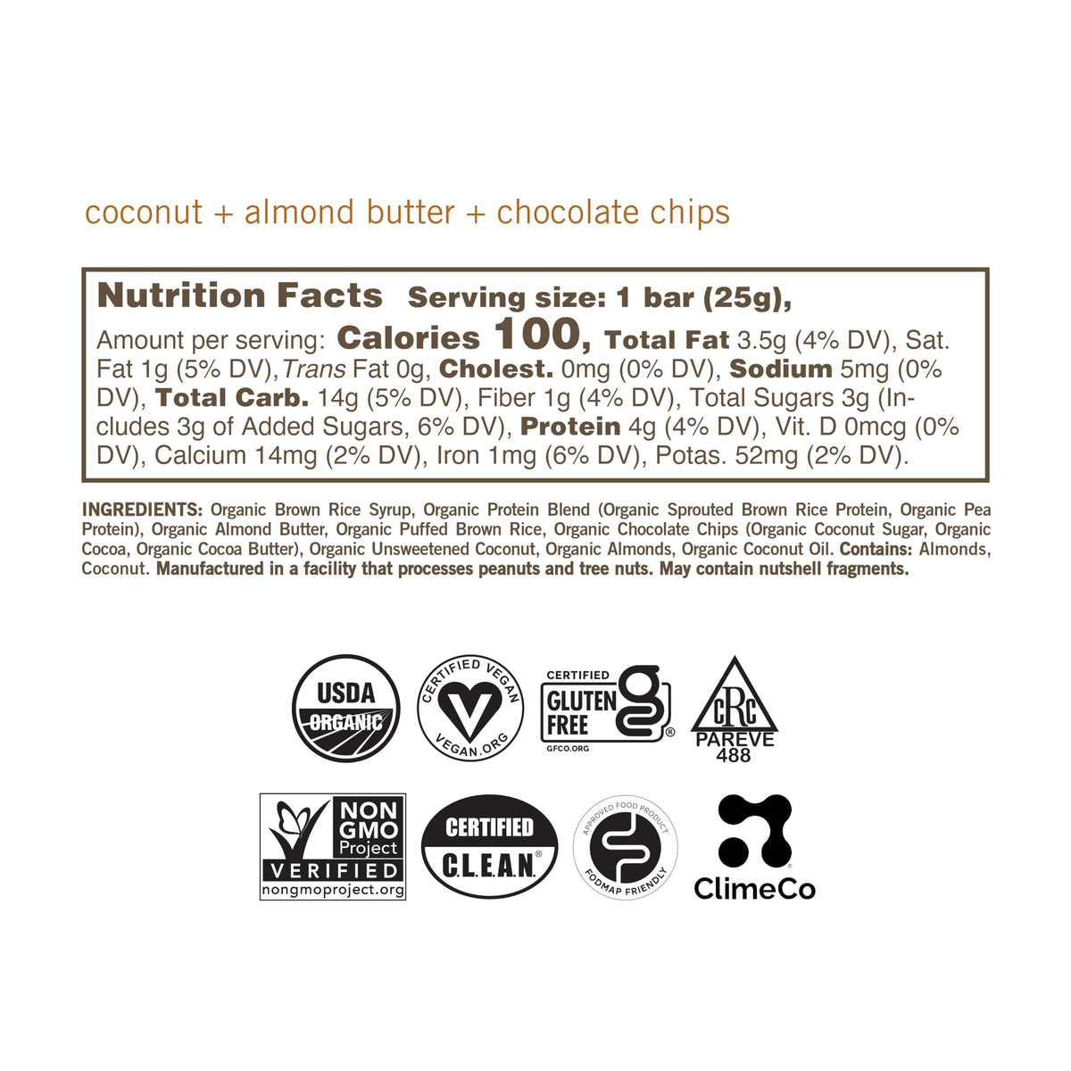 GoMacro MacroBar Mini Coconut Almond Butter Chocolate - 24 Count - image 3