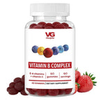 VITA GLOBE B Complex Gummies 5000mcg for Hair Skin Nails - 60 Gummies