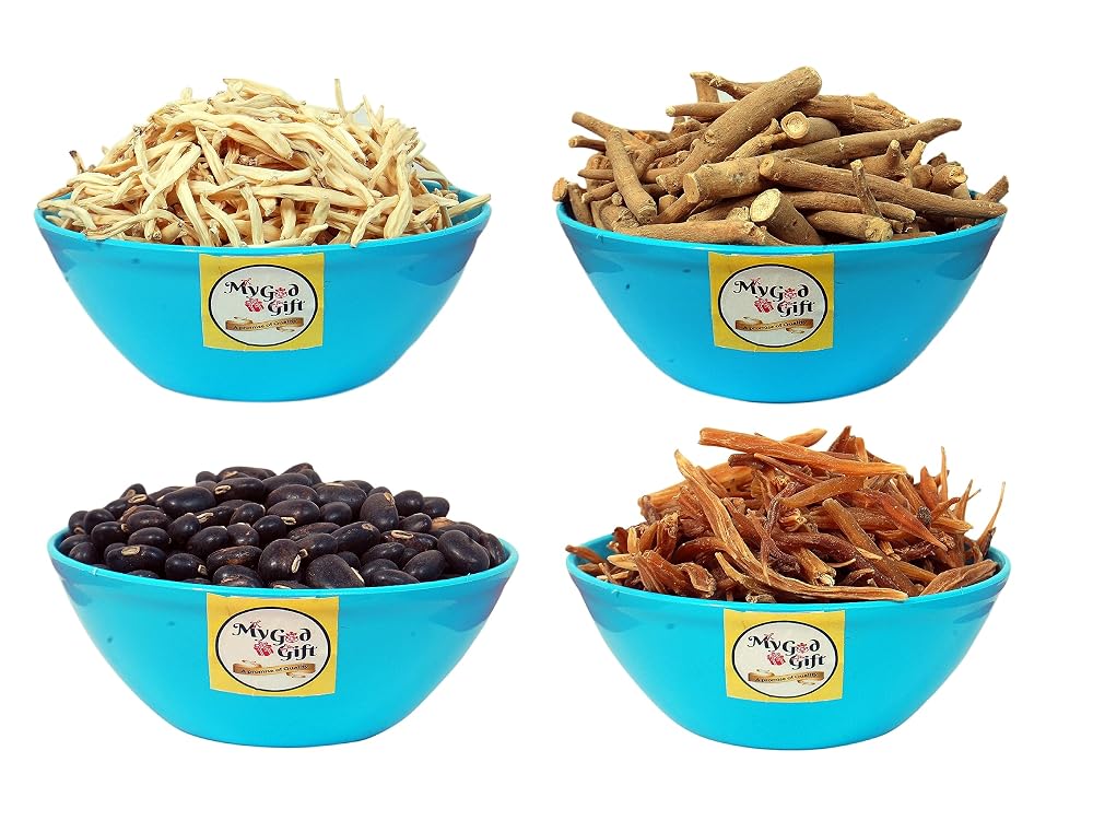 My God Gift Shatavari, Safed Musli, Ashwagandha, Kaunch Beej Combo - 200g