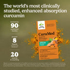Terry Naturally CuraMed 375mg - Antioxidant Supplement for Brain