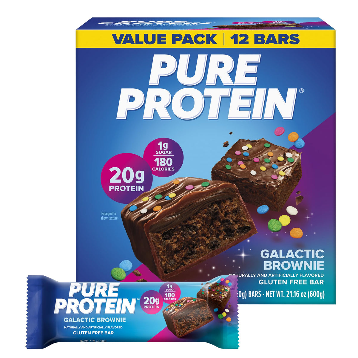 Pure Protein Bars, High Protein, Nutritious Snacks to Support Energy