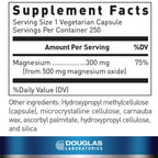 Douglas Laboratories Magnesium Oxide - 250 Capsules - image 2