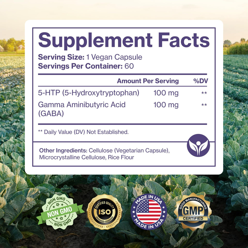 Pure Micronutrients 5-HTP Plus GABA Sleep & Mood Support - image 5