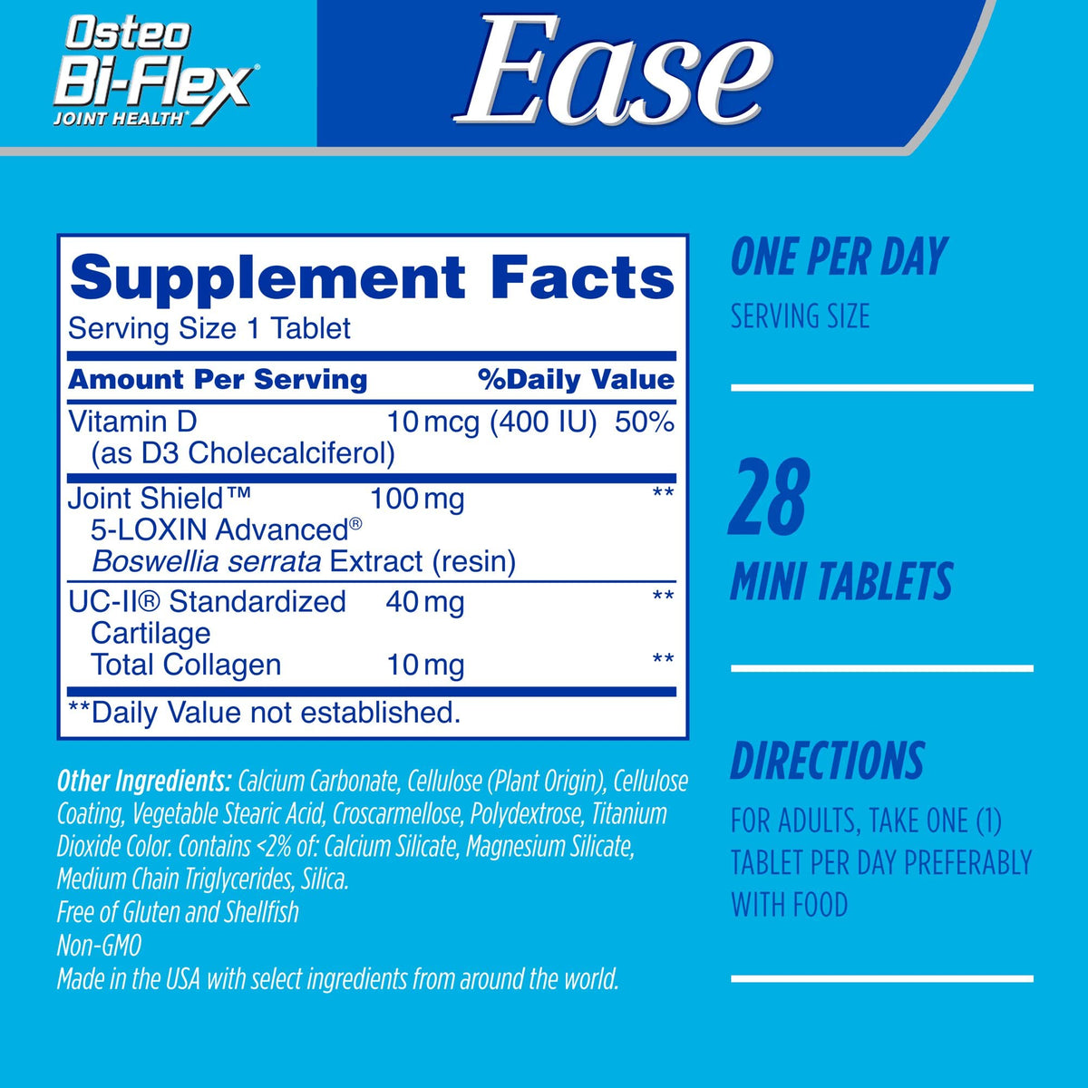 Osteo Bi-Flex Joint Health Ease Advanced Triple Action Mini Tabs - 84 Tablets - image 2