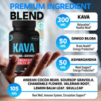 DEDICAD 9-in-1 Kava Kava Capsules for Sleep & Mind Support - 150 Vegan Capsules - image 2