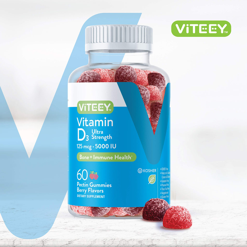 Viteey Vitamin D3 Gummies for Adults & Teens - 5