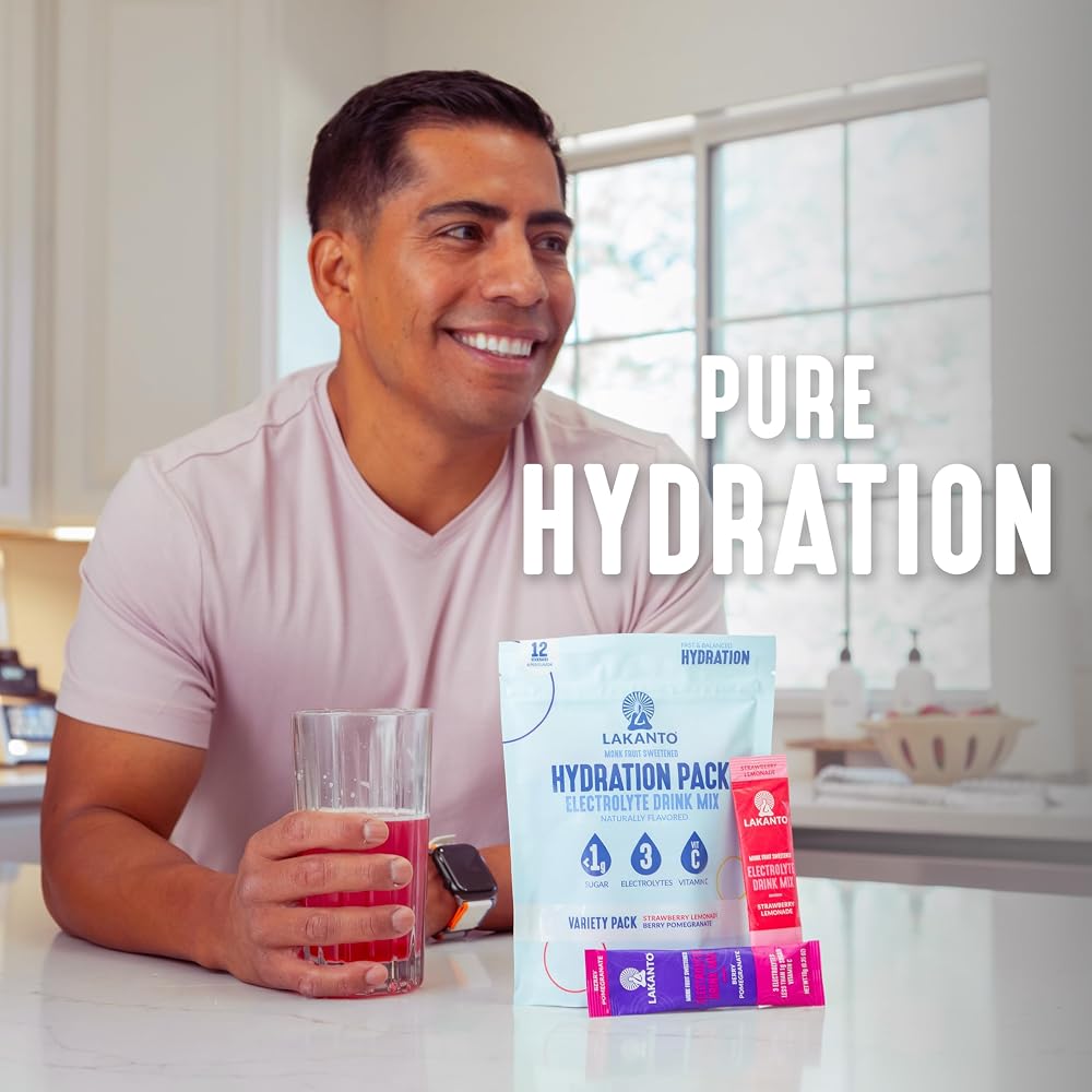 Lakanto Hydration Pack Electrolyte Drink Mix - 12 Sticks - image 3