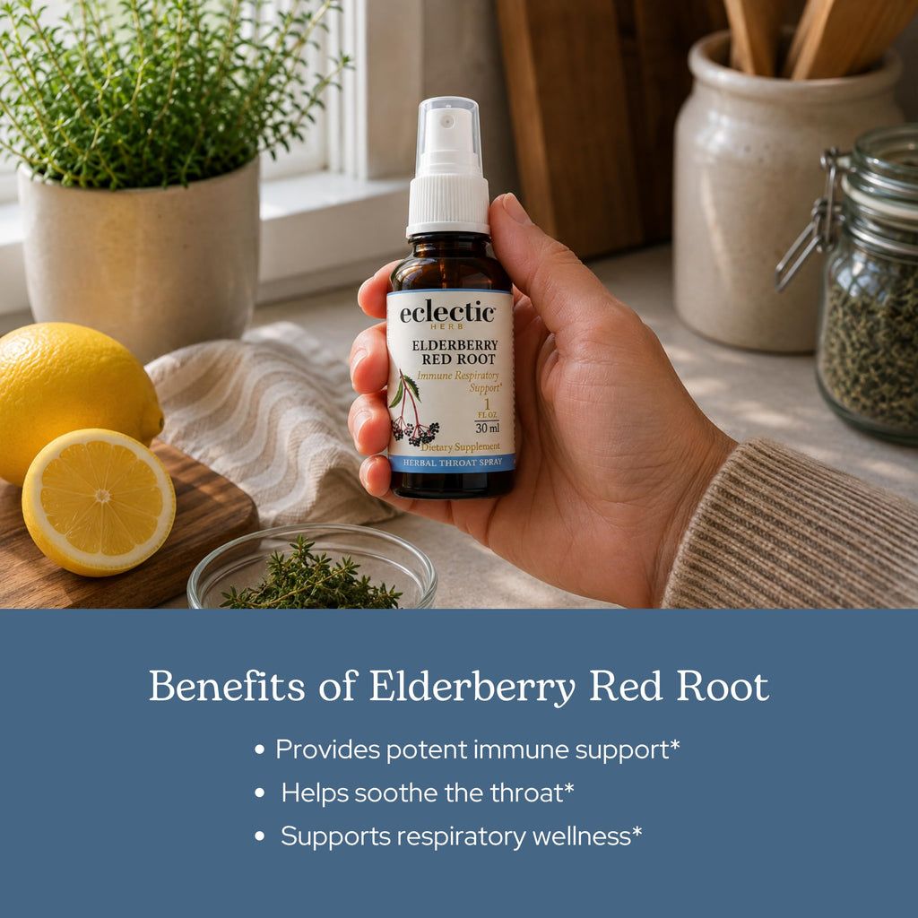 Eclectic Institute Elderberry Red Root Respiratory Support - 1 oz - image 4