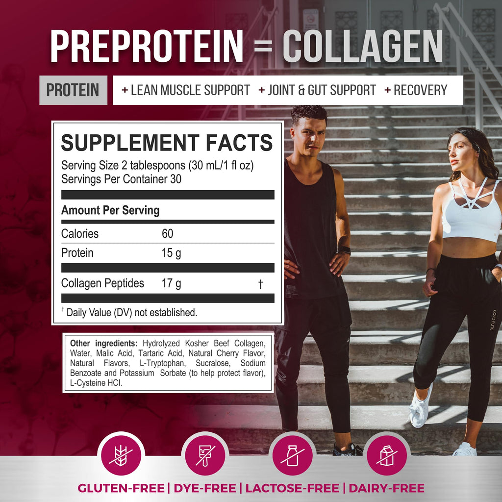 PreProtein 15 Liquid Hydrolyzed Collagen Peptides