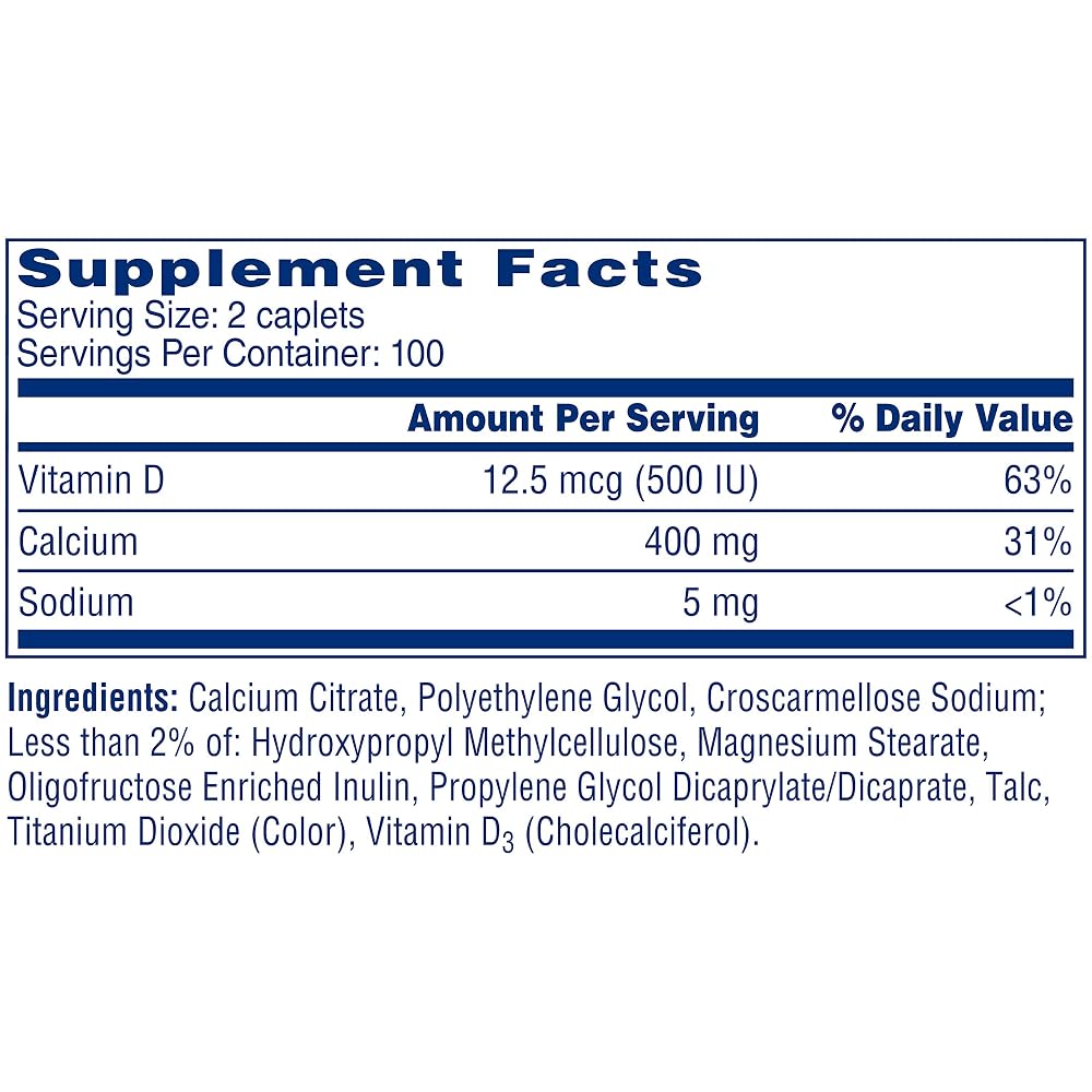 Citracal Petites Calcium Citrate with Vitamin D3 - 600 Tablets - image 2