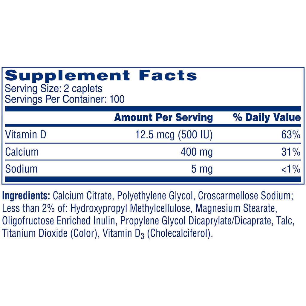 Citracal Petites Calcium Citrate with Vitamin D3 - 600 Tablets - image 2