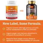 Dr. Matthew Turmeric Curcumin with Black Pepper Joint Support - 60 Capsules - image 6