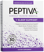 Peptiva Sleep Support Probiotic with Melatonin - 30 Capsules
