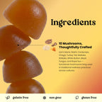 Vita Globe Mushroom Complex Gummies with Lions Mane - 60 Gummies - image 4